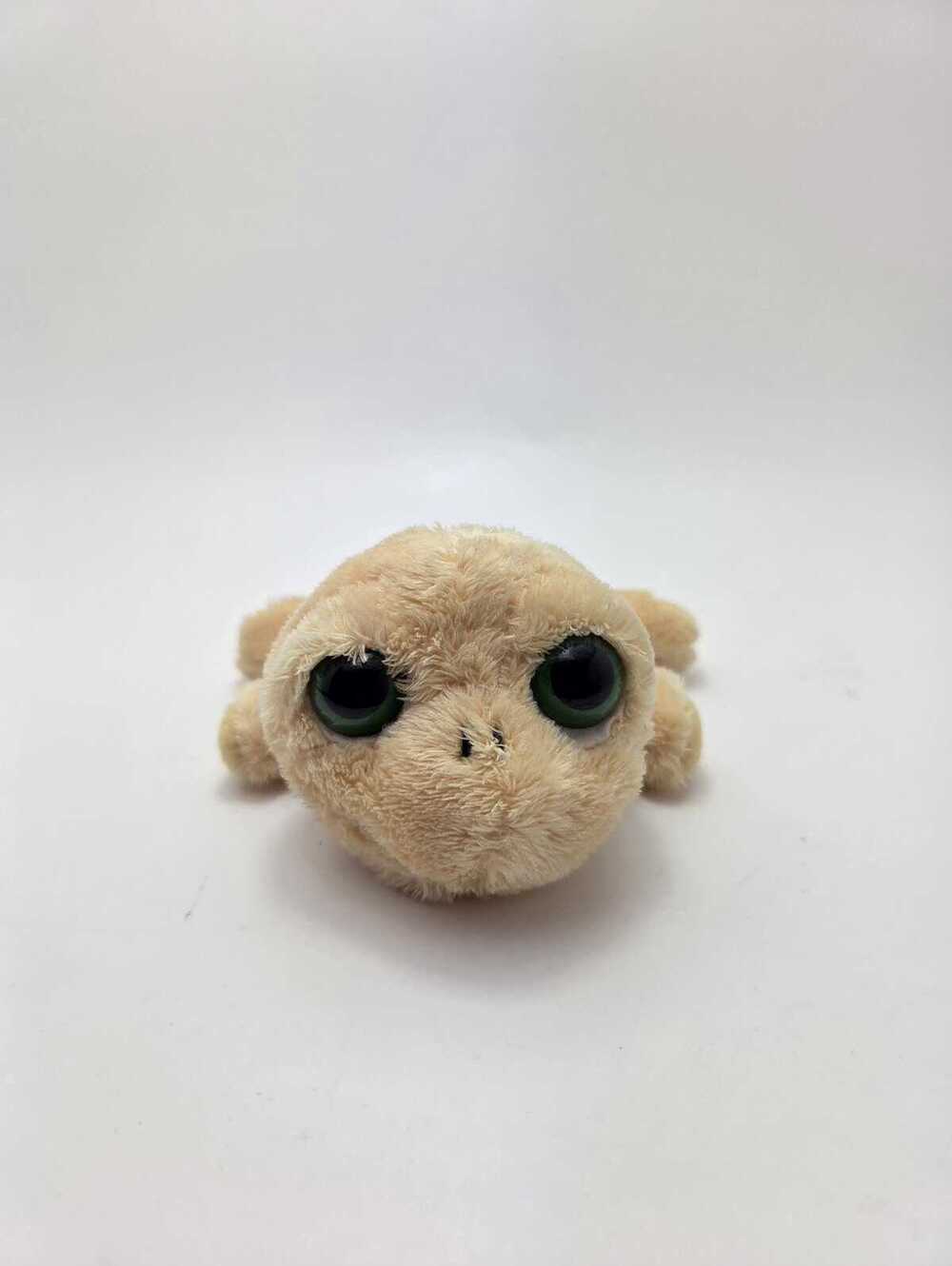 Adorable Russ "Shelly" the Beige Turtle Stuffed Toy with Green Eyes (4 inch)